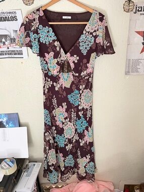 Y2K Euro Floral Maxi dress